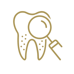 Icono representativo de tratamientos de periodoncia en Clínica ER Romero.